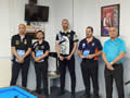 Medallistas del GPE X Coomunidad de Madrid de Billar a Tres Bandas